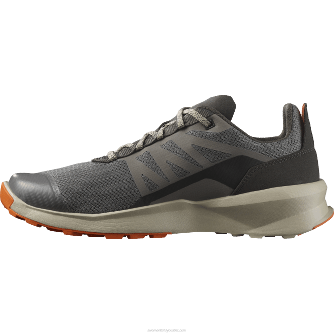SalomonLF4H48 erkek yürüyüş ayakkabısı - devriye kalay/tüy grisi/kızıl aynak