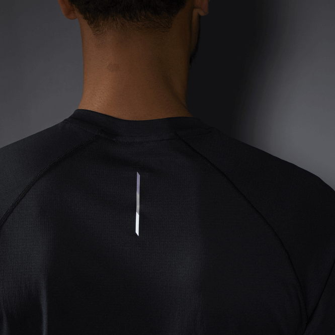 SalomonLF4H539 erkek uzun kollu tişört - çapraz çalışma koyu siyah