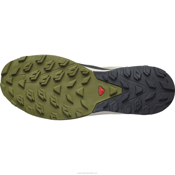 SalomonLF4H54 erkek yürüyüş ayakkabısı - outrise clima su geçirmez yosun grisi/zeytin gecesi/badem şekeri