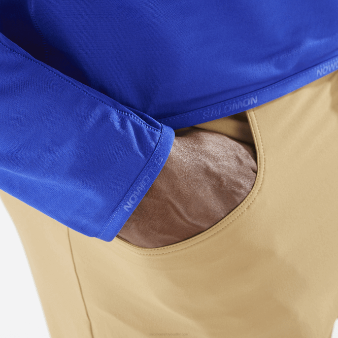 SalomonLF4H548 yarım fermuarlı orta katman erkek eşofmanı - temel hafif sıcak Web\de sörf