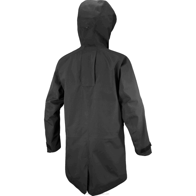 SalomonLF4H550 erkek kabuk ceketi - duruş 3l uzun koyu siyah