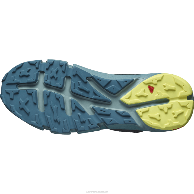 SalomonLF4H56 erkek yürüyüş botları - gore-tex ortasında yürüyüşü tahmin edin koyu safir/mavi küller/güneşli kireç