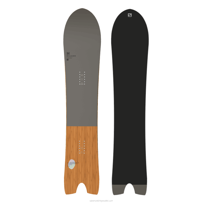 SalomonLF4H568 erkekler freeride snowboard - hps - wolle nyvelt balık l47018200
