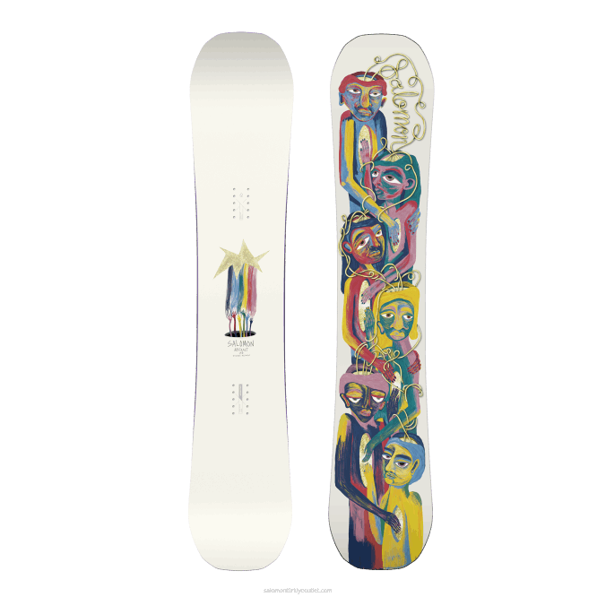 SalomonLF4H578 erkek snowboard - soyut l47018100