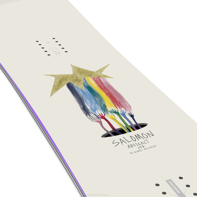 SalomonLF4H578 erkek snowboard - soyut l47018100