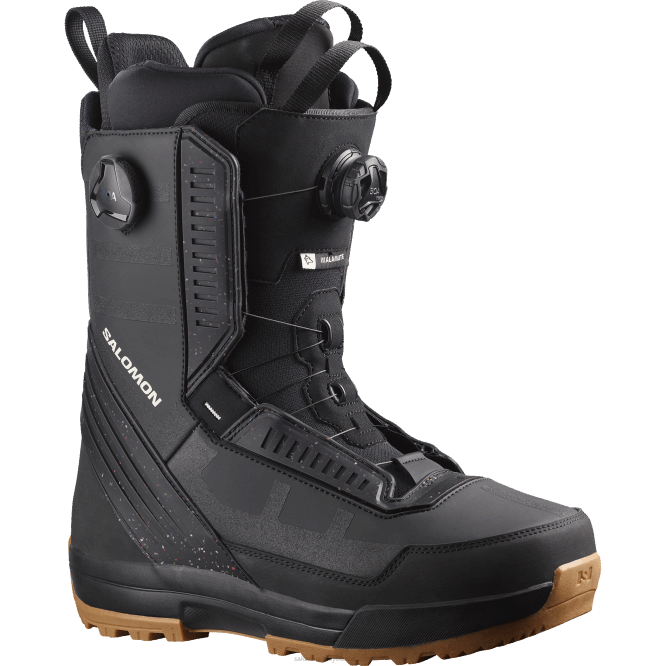 SalomonLF4H582 erkek snowboard botu - malamute dual boa siyah