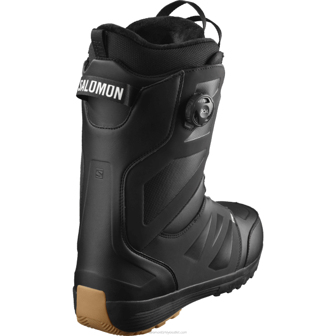 SalomonLF4H589 erkek snowboard botu - launch boa sj boa siyah beyaz