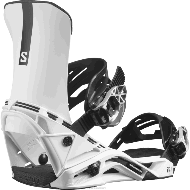 SalomonLF4H603 erkekler snowboard bağlamaları - bölge beyaz