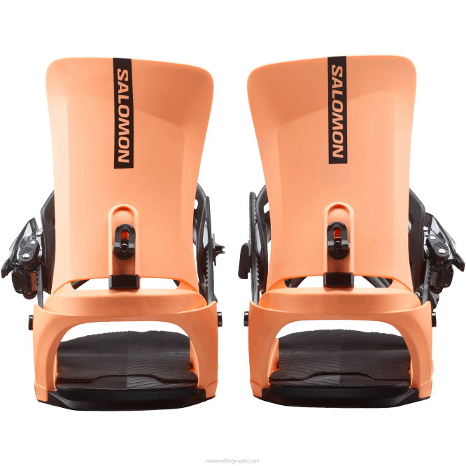 SalomonLF4H605 erkek snowboard bağlamaları - ritim neon turuncu