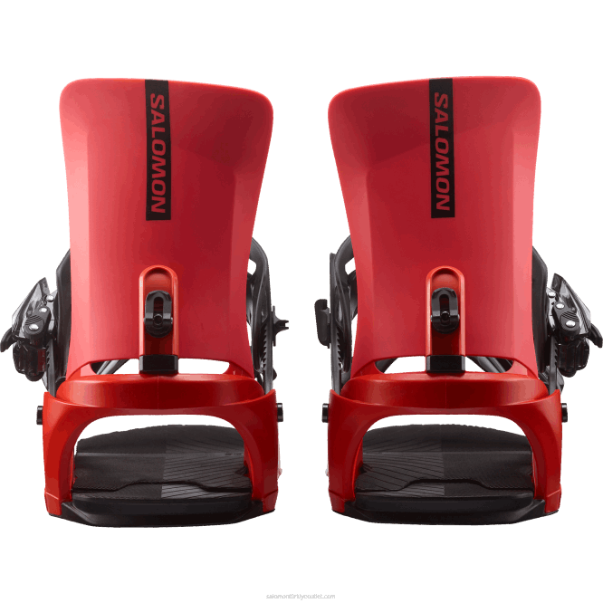 SalomonLF4H610 erkek snowboard bağlamaları - ritim kırmızı