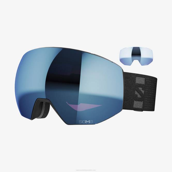 SalomonLF4H668 erkek gözlüğü - radyum prime sigma (ve ekstra lens) siyah