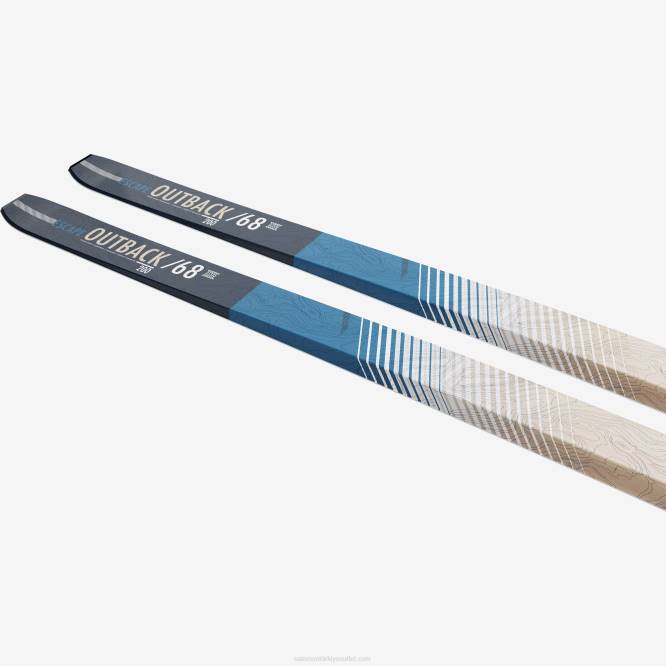 SalomonLF4H677 erkek klasik nordic kayak - escape 68 taşra düz l41254000+