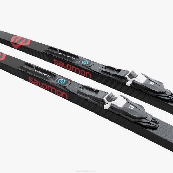 SalomonLF4H678 erkekler için klasik kuzey kayak paketi - snowscape 9 dış görünümü (ve prolink shift pro) l41540500+