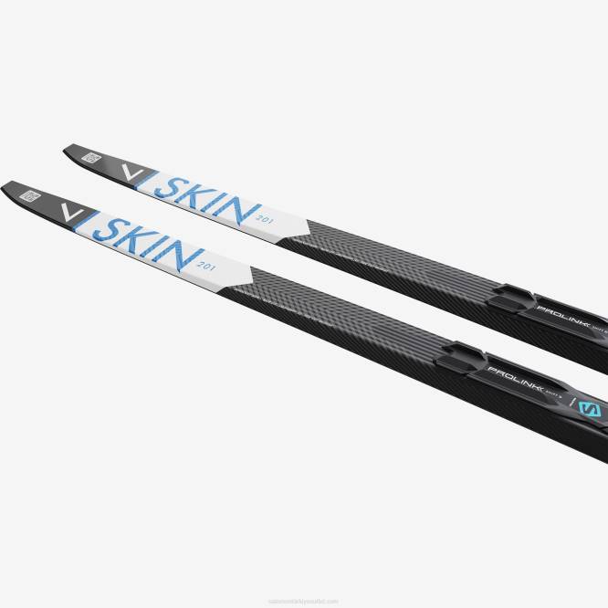 SalomonLF4H688 erkekler için klasik kuzey kayak paketi - rc 7 eskin med (ve prolink shift pro) l41392000+