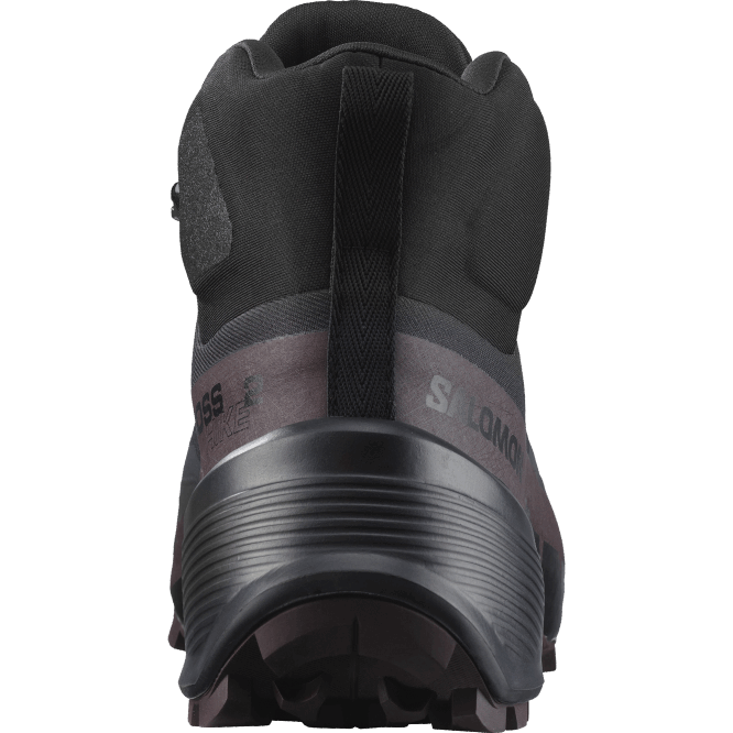 SalomonLF4H735 Kadın Yürüyüş Botları - Cross Hire 2 Mid Gore-Tex siyah/çikolata eriği