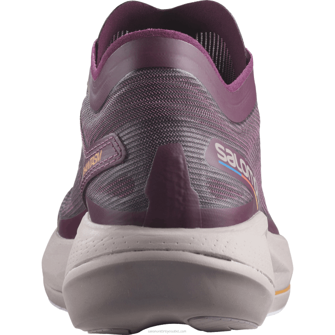 SalomonLF4H743 kadın koşu ayakkabısı - fantazm üzüm şarabı/bıldırcın/mor funda