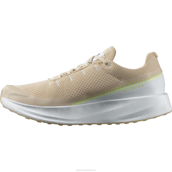 SalomonLF4H745 kadın koşu ayakkabısı - dizin 02 beyaz/fındık/güvenlik sarısı
