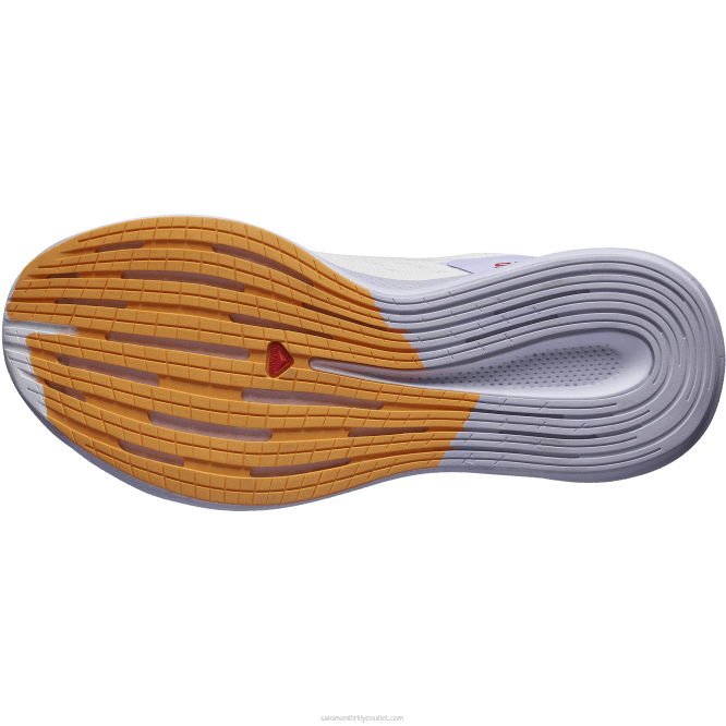 SalomonLF4H747 kadın koşu ayakkabısı - spectur beyaz/mor funda/yanan turuncu