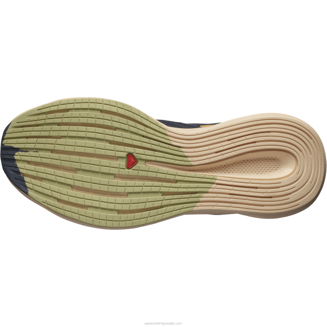 SalomonLF4H749 kadın koşu ayakkabısı - spectur abanoz/badem kreması/pırasa yeşili