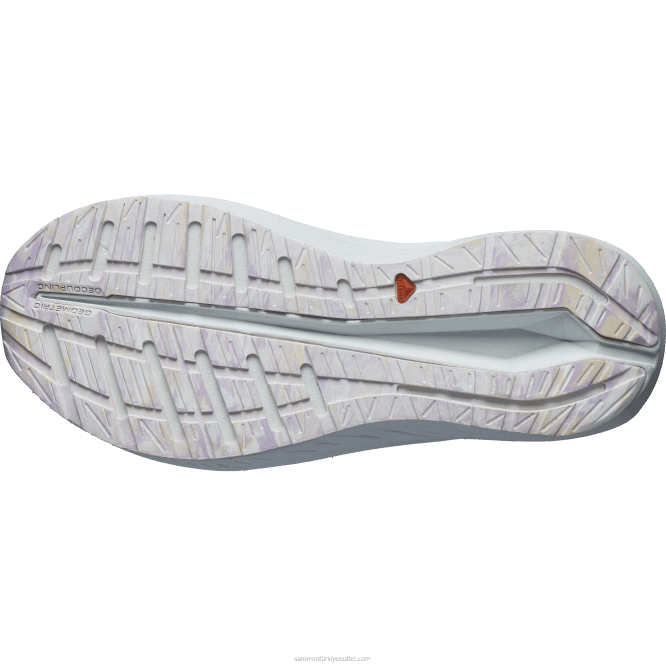SalomonLF4H754 kadın koşu ayakkabısı - aero volt yumuşak şeftali/inci mavisi/beyaz