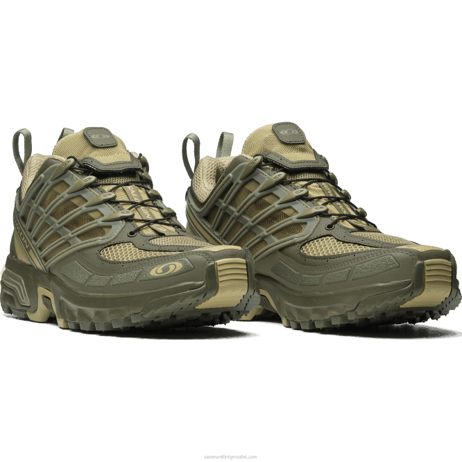 SalomonLF4H759 Kadın Spor Ayakkabı - acs pro gri yeşil/koyu liken yeşili/zeytin gecesi