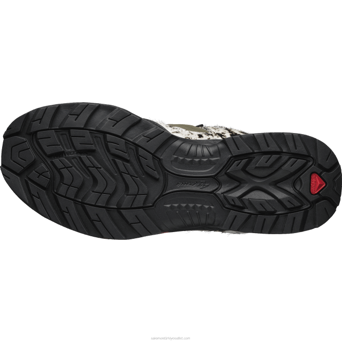 SalomonLF4H781 Kadın Spor Ayakkabı - xt-quest 2 texas the kırık kol siyah/zeytin gecesi/canlı turuncu