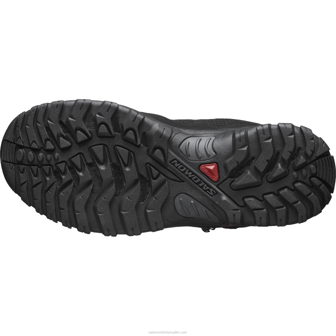 SalomonLF4H782 kışlık kadın botları - barınak clima su geçirmez siyah/abanoz/şarap tadımı