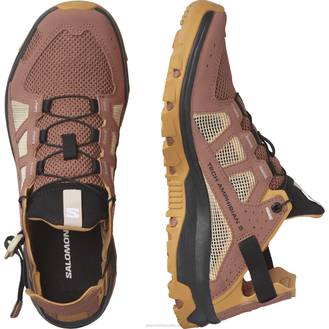 SalomonLF4H789 kadın su ayakkabısı - techamphibian 5 sedir ağacı/güderi/gül bulutu