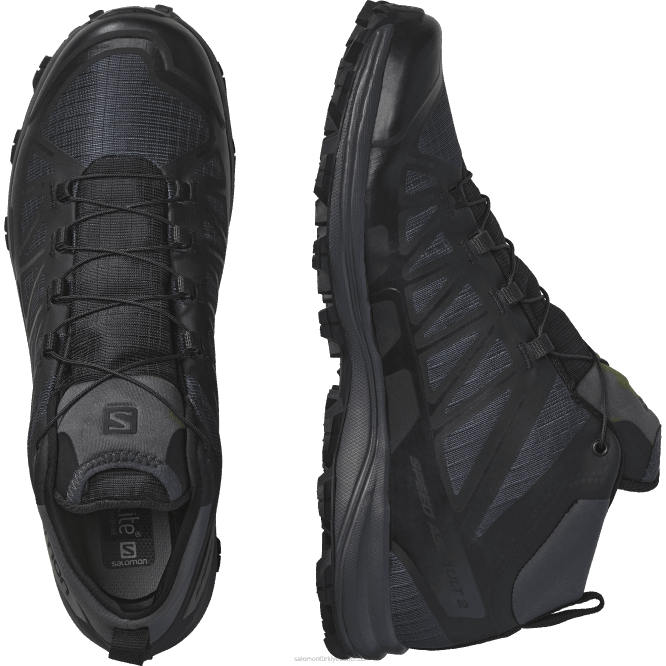 SalomonLF4H802 kadın kuvvetleri ayakkabısı - hızlı saldırı 2 kurt/siyah