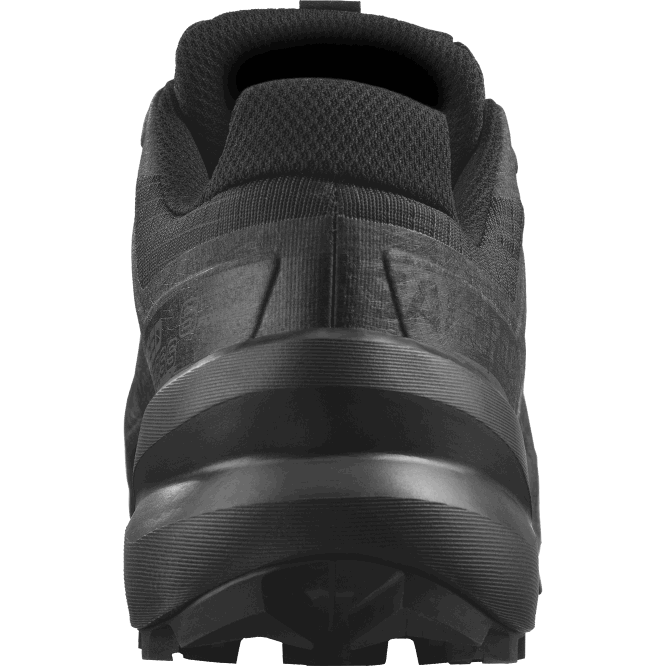 SalomonLF4H804 Kadın arazi koşu ayakkabısı - speedcross 6 force siyah/hayalet