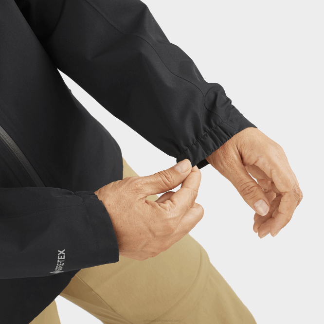 SalomonLF4H845 kadın ceketi - gore-tex 25l anahat koyu siyah