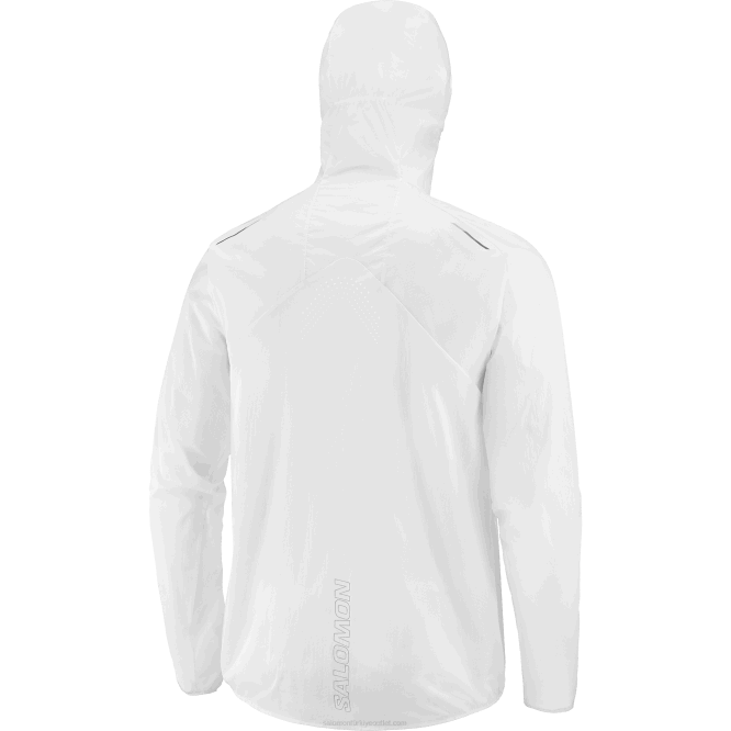 SalomonLF4H849 kadın rüzgar ceketi - bonatti aero rüzgar beyaz/koyu siyah