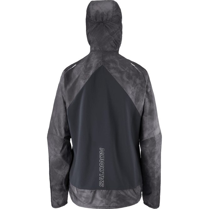 SalomonLF4H854 kadın rüzgar ceketi - bonatti çapraz rüzgar periskop/ao/koyu siyah