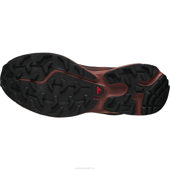 SalomonLF4H86 erkek spor ayakkabı - xt-6 siyah/erik çikolata/canlı turuncu