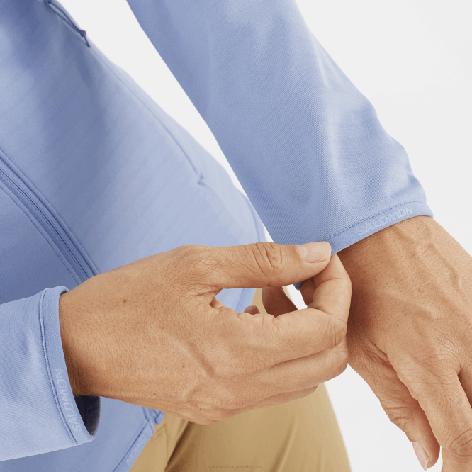 SalomonLF4H863 tam fermuarlı orta katman kadın ceketi - temel hafif sıcak İngiliz malikanesi