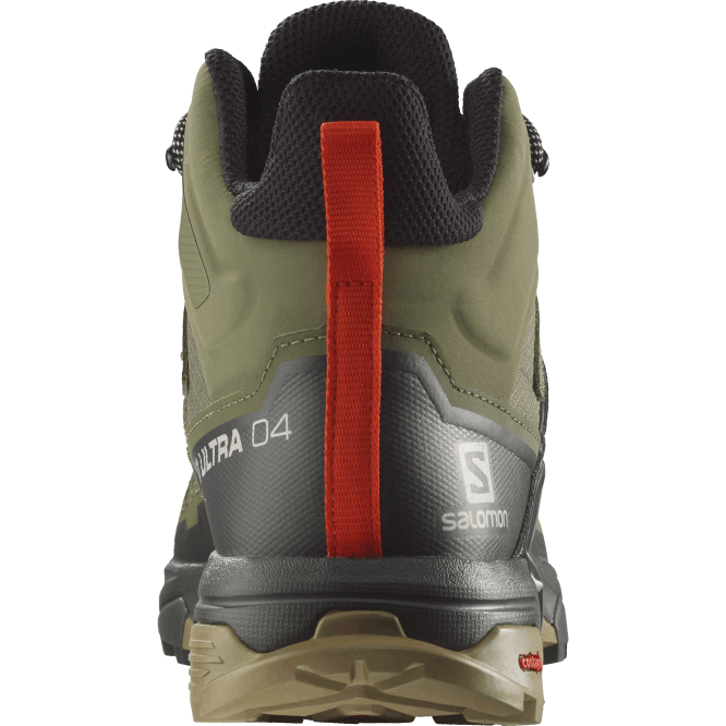 SalomonLF4H9 erkek yürüyüş botları - x ultra 4 orta gore-tex derin liken yeşili/turba/yosun