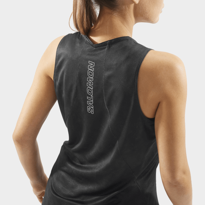 SalomonLF4H905 kadın atleti - sense aero periskop/koyu siyah