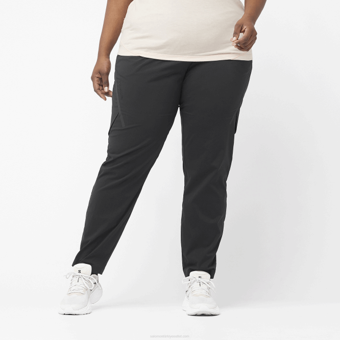 SalomonLF4H944 kadın pantolonu - runlife koyu siyah