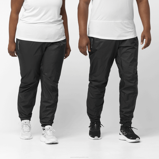 SalomonLF4H946 kadın pantolonu - bonatti su geçirmez koyu siyah