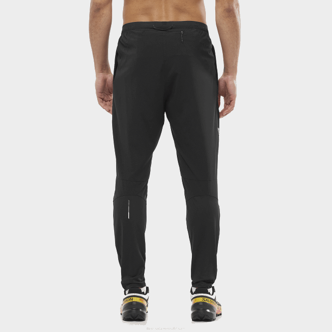 SalomonLF4H948 kadın pantolonu - çapraz koşu koyu siyah