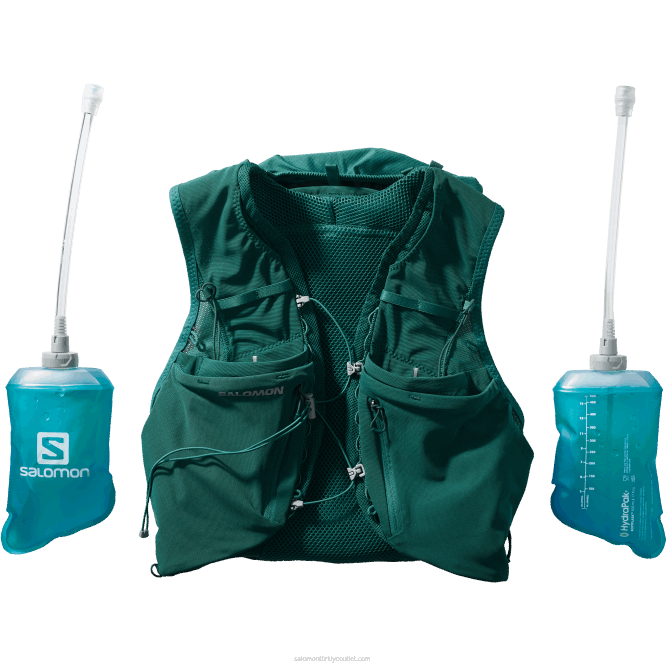 SalomonLF4H969 mataralı kadın koşu yeleği - adv skin 12 Pasifik