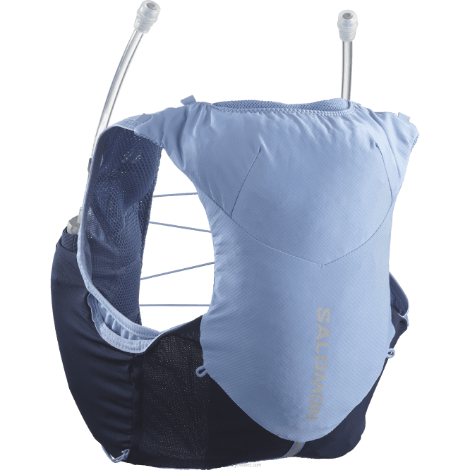 SalomonLF4H971 mataralı kadın koşu yeleği - adv skin 5 İngiliz malikanesi/siyah iris