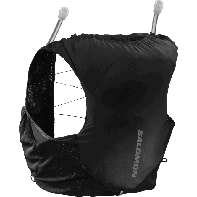 SalomonLF4H972 mataralı kadın koşu yeleği - adv skin 5 siyah/abanoz