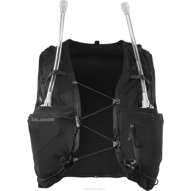 SalomonLF4H972 mataralı kadın koşu yeleği - adv skin 5 siyah/abanoz