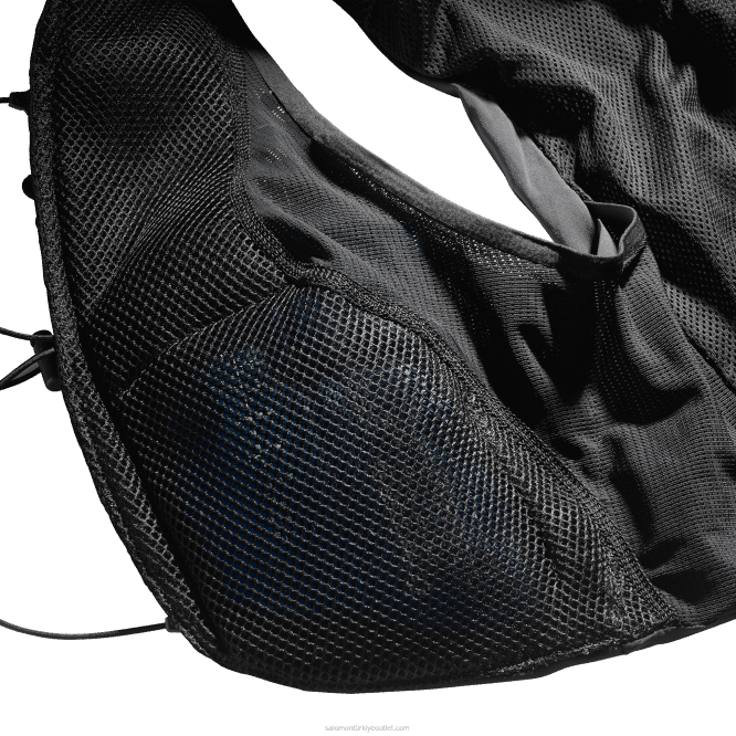 SalomonLF4H979 mataralı kadın koşu yeleği - sense pro 10 siyah/abanoz