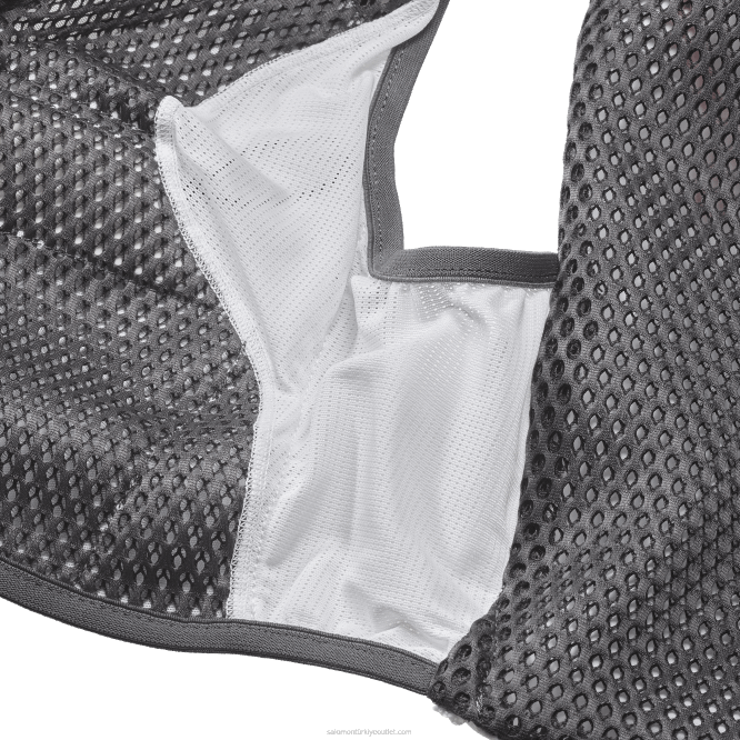SalomonLF4H982 mataralı kadın koşu yeleği - active skin 8 beyaz/abanoz