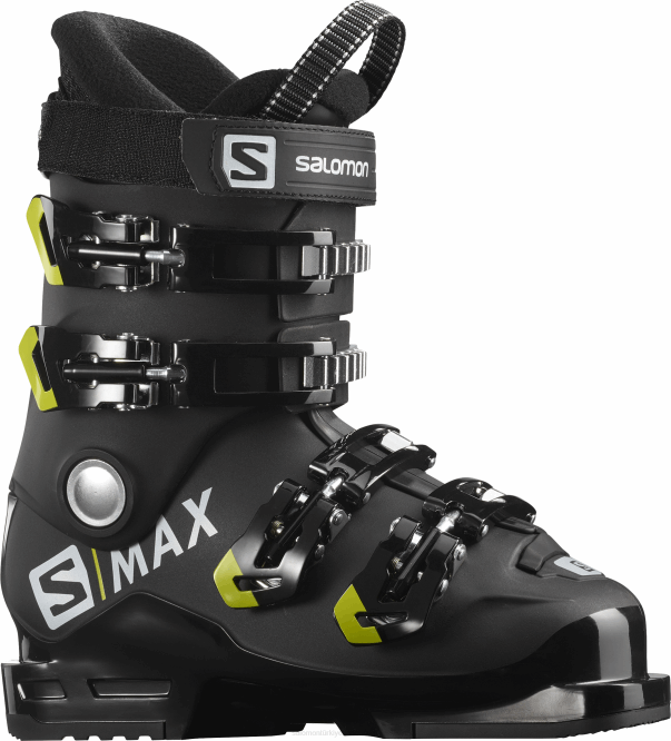 SalomonLF4H1375 junior - çocuk pist botları - s/max 60 rt siyah/asit yeşili