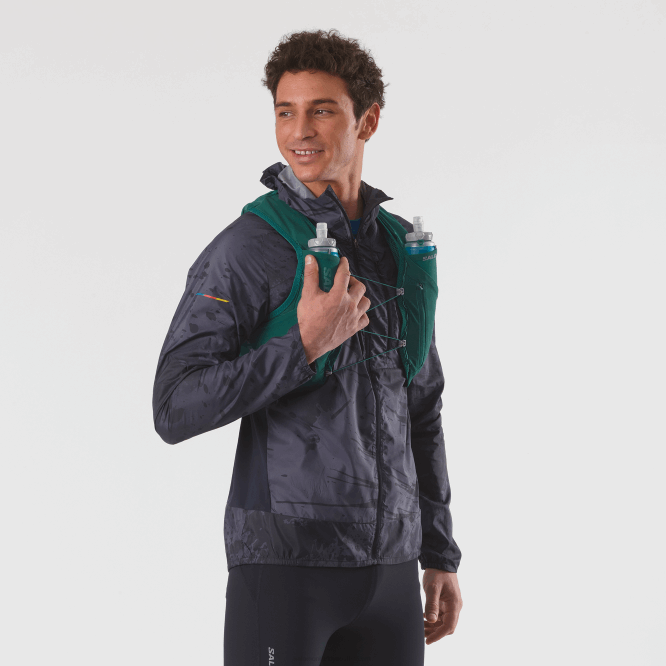 SalomonLF4H322 mataralı erkek koşu yeleği - adv skin 5 Pasifik