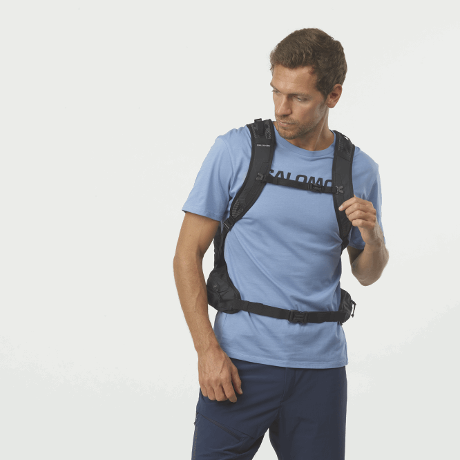 SalomonLF4H371 günlük erkek çantası - öncü 30 siyah