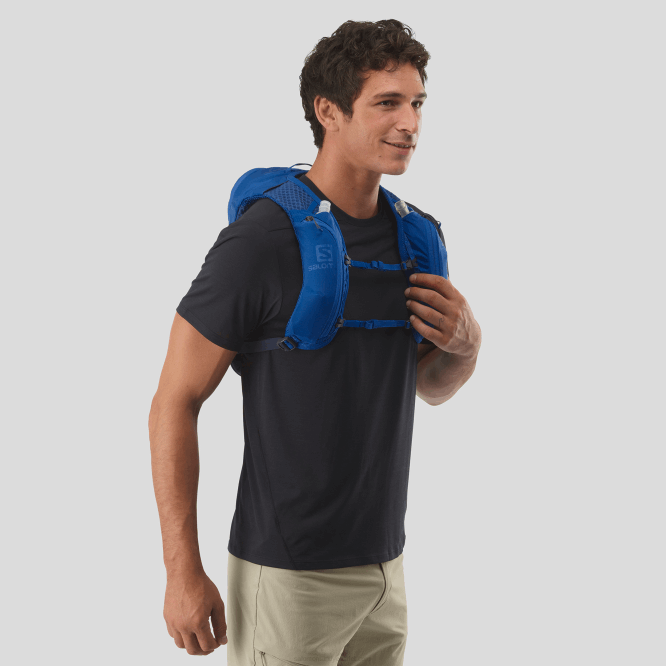 SalomonLF4H379 erkek yürüyüş çantası - xt 6 deniz mavisi/mood indigo